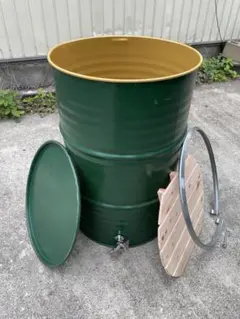 ドラム缶風呂 横置きタイプ スノコ付き - メルカリ
