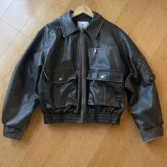 SLY VINTAGE F／LEATHER S／ブルゾン