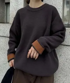 ♡リシェイプモーションワッフルニットプルオーバー♡