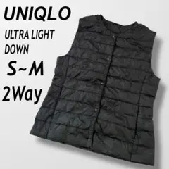専用 UNIQLO ウルトラライトダウンベスト S~M相当 2Way/R2#