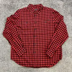 ポロラルフローレン ブロックチェック 長袖シャツ メンズS 相当