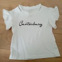 Canterbury フリル袖 Tシャツ ホワイト