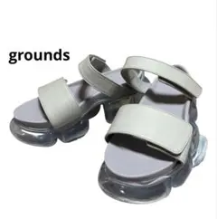 MIKIOSAKABE grounds サンダル mikiosakabe grounds JEWELRYサンダル グレー