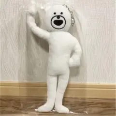 けたたましく動くクマ ぬいぐるみストラップ