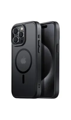 11(Gtsoho iPhone 15 Pro ケース 用 ケース 半透明 黒