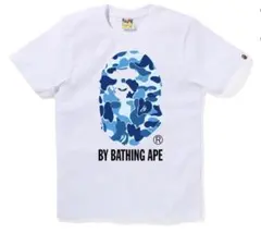 A BATHING APE Tシャツ XS ホワイト ブルーカモのサムネイル