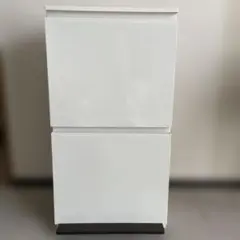 スリム ダストボックス 2段 ホワイトのサムネイル