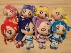 プリキュア　コロっと まんまる プリフェイス ぬいぐるみ まとめセット