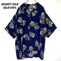 Schott レオパード ヒョウ柄 レーヨン ハワイアンシャツ S（M〜L位