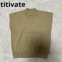 titivate ノースリーブニット　Freeサイズのサムネイル