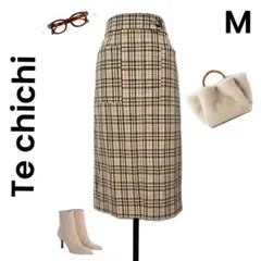 【Te chichi】テチチ M 美品 タイトスカート チェック