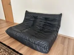 【新品・未開封】リーンロゼ 1人がけ　ブラック Amazon｜リーンロゼ ligne rosetトーゴ 1人掛けソファ ブラック