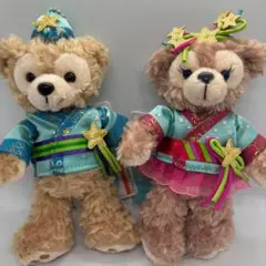 タグ付き　ディズニー 七夕 2017 ダッフィー シェリーメイ ぬいば ペア