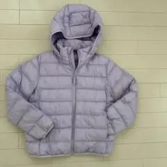 UNIQLO キッズ ダウンコート ラベンダー140