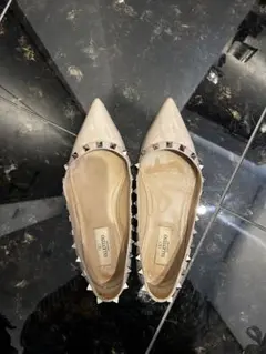 Valentino ベージュ バレリーナ