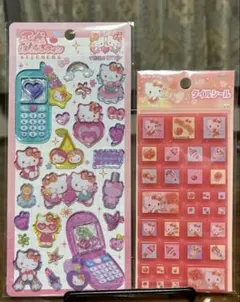 キティ　平成はっぴーフォン　タイルシール