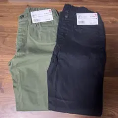UNIQLO キッズ ストレッチデニムパンツ 120cm 2色セット