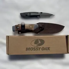 MOSSY OAK 固定刃ナイフ 木製ハンドル - メルカリ