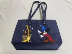 ディズニー　ファンタジア　魔法使いの弟子　ミッキー　トートバッグ