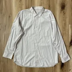 MUJI Labo 紳士 ポプリンレギュラーカラーシャツ 紳士XL