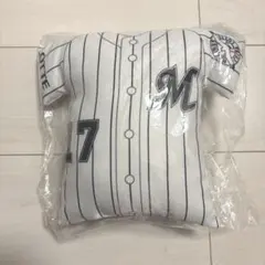 新品　千葉ロッテマリーンズ　佐々木朗希　ミニクッション