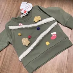 ★新品未使用★クリスマスデザイン トレーナー 90cm