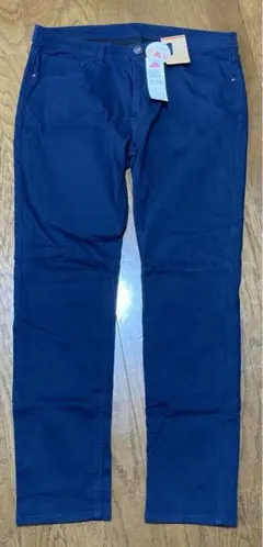 パンツ　綿パンツ　暖かい ウエスト76-ヒップ99 色は濃紺　 新品未使用品のサムネイル