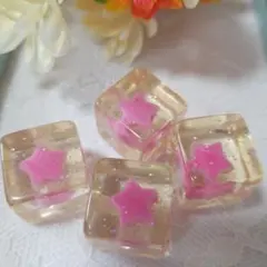 昭和レトロ ドロップ ビーズ 4つセット