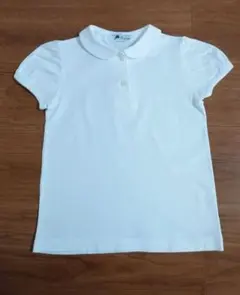 ドレッサージュ ブラウス　シャツ　ポロシャツ　白　半袖　フォーマル　お受験