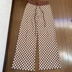 jouetie チェッカー ニットパンツのサムネイル