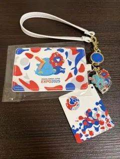 EXPO2025　万博限定　合皮パスケース　ミャクミャク　イコちゃん　②