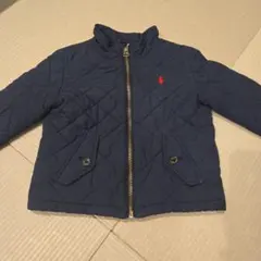 ラルフローレン　キッズ ネイビー キルティングジャケット 90センチ