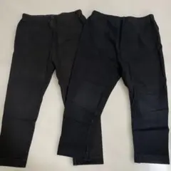 UNIQLO レギンス　ブラック　90