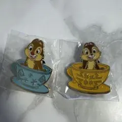 香港ディズニー チップとデール ピンバッジ