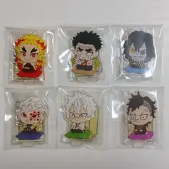 鬼滅の刃 ぷちざぶ スタンドミニ アクリルキーホルダー 6個セット