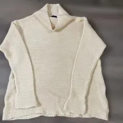 Ralph Lauren アイボリー タートルネックニット