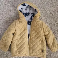 黄色　ダウン　80 ボア　ベビー　ジャンバー　アウター