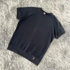 『ABAHOUSE』アバハウス　半袖スウェットTシャツ　ラグランスリーブ(L)