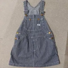 Lee ストライプ ジャンバースカート 110cm