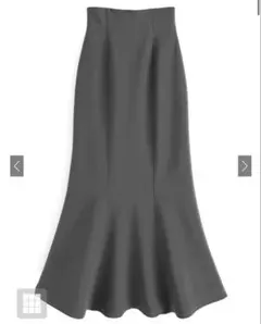 グレイル grl バックスリットマーメイドスカート[dk988] グレー