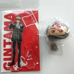 銀魂 沖田総悟 アクリルスタンド・スクイーズ キーホルダー2点セット