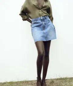 ZARA デニムスカート新品タグ付き
