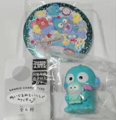 サンリオ　ハンギョドン　缶バッジ　カプセルトイ　ガチャガチャ