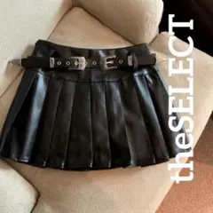 韓国 服 レディース スカート 黒 人気 ミニスカート レザー スカパン 黒