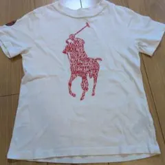 【美品】Ralph Lauren Tシャツ 子供用　白　ホワイト　サイズ5のサムネイル