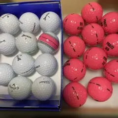 【新品】PAR72 （11球入）公認球カラーボール ピンク　他ロストボール11球のサムネイル