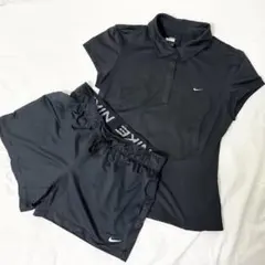 R*様 NIKEトレーニングウェア FITDRY 半袖ポロシャツL +ショートパ
