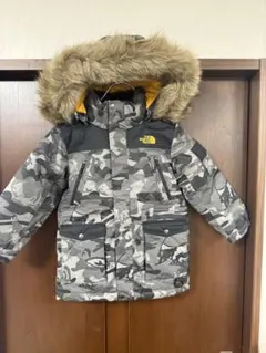THE NORTH FACE 迷彩柄　ファー付き ダウンコート 110cm~