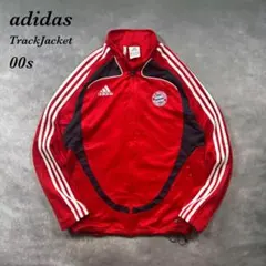 adidas×バイエルン古着00sトラックジャケット裾ドローコードY2K U13