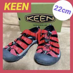 中古 KEEN レッド 22cm 水陸両用サンダル キーン 21.5cmのサムネイル
